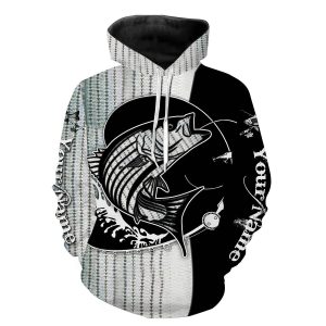Striped Bass Fishing Customize Name All Over Printed Shirts For Men And Women Personalized Fishing Gift ND